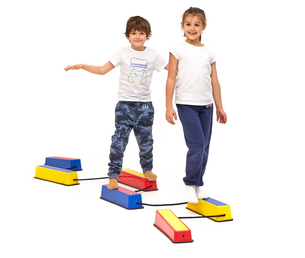 Connected Single-Plank Bridge - Balanced walking - 5